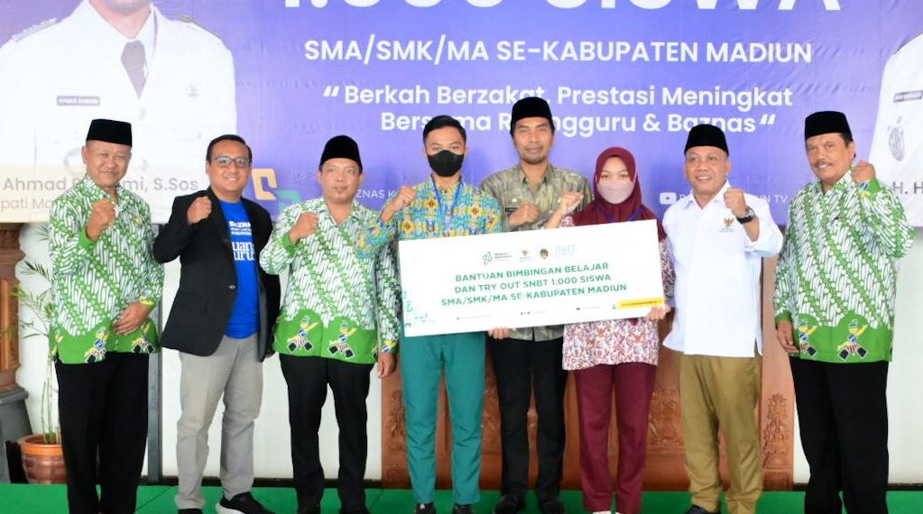 Baznas Madiun Bersama Ruang Guru Fasilitasi Tryout Kepada 1000 Pelajar
