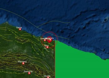 Mengawali Tahun 2023, Papua di Guncang Gempa Berkekuatan 4,9 Magnitudo