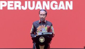 HUT PDIP ke 50, Presiden Jokowi Sampaikan Pidato Politik