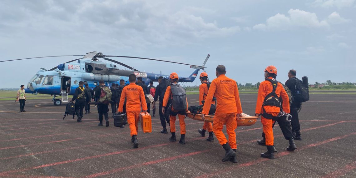 Kecelakaan Helikopter, Kapolda Jambi dan Rombongan Berhasil Dievakuasi Tim SAR