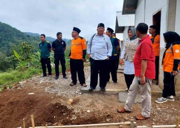 Pimpinan Baznas Jatim Tinjau Pembangunan Huntara Korban Longsor Ponorogo