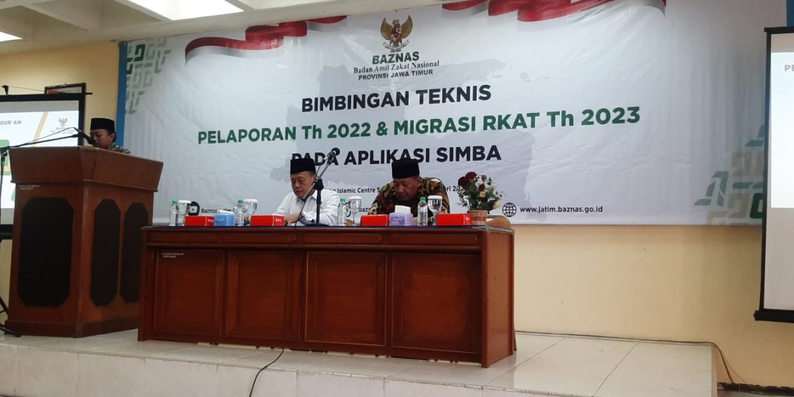 Perkuat Simba, Baznas Jatim Gelar Bimtek dan Migrasi RKAT