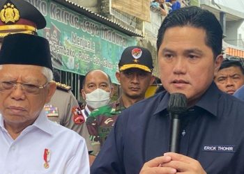 Kebakaran Depo Pertamina, Erick Thohir Janjikan Kebutuhan Hingga Layanan Kesehatan Untuk Korban Terdampak