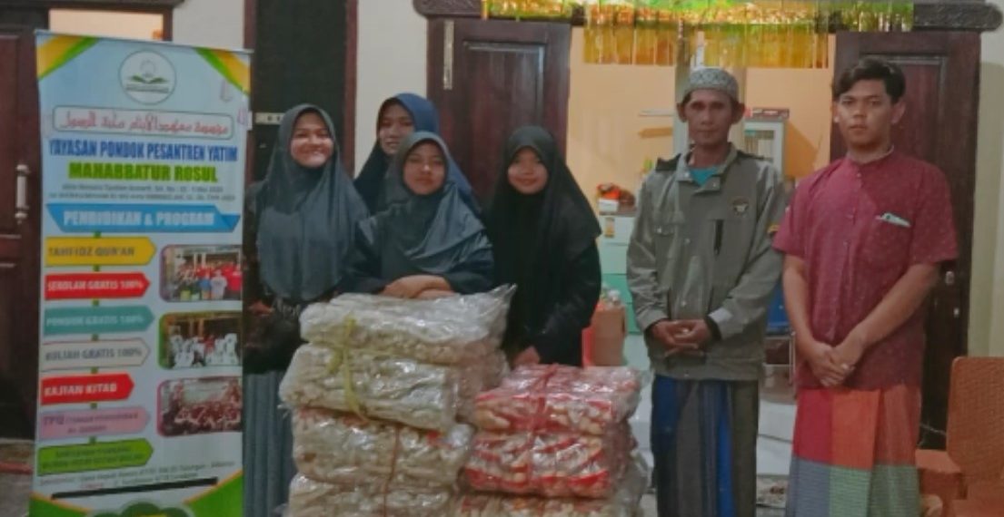 Menyambut Ramadhan Penuh Berkah, Mahabbatur Rosul Istiqomah Berbagi Sembako Kepada Bunda Yatim