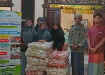 Menyambut Ramadhan Penuh Berkah, Mahabbatur Rosul Istiqomah Berbagi Sembako Kepada Bunda Yatim
