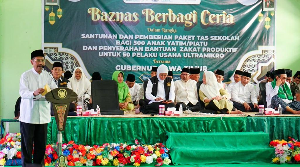 Khofifah & Baznas Jatim Akhiri Safari Ramadhan di Bojonegoro