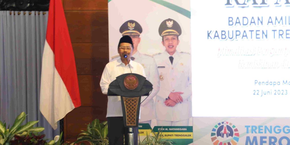Optimalisasi ZIS, Kyai Roziqi Himbau Baznas Trenggalek Gandeng LAZ & DMI