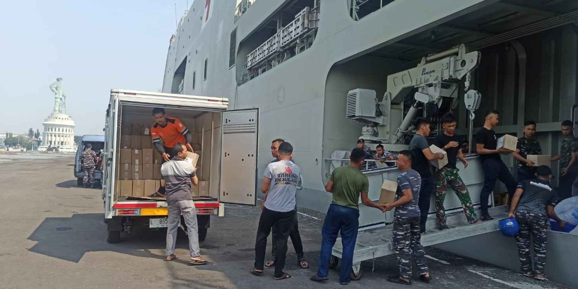 Ratusan Paket Gizi Atasi Stanting Dikirim ke Masalembu, Baznas Jatim Gandeng BPBD & TNI AL