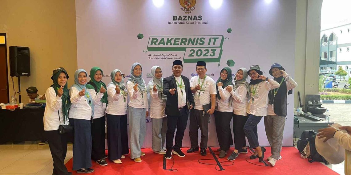 Menunjang Percepatan Aselerasi, Baznas Jatim Hadiri Rakernis IT dan Zakathon 2023