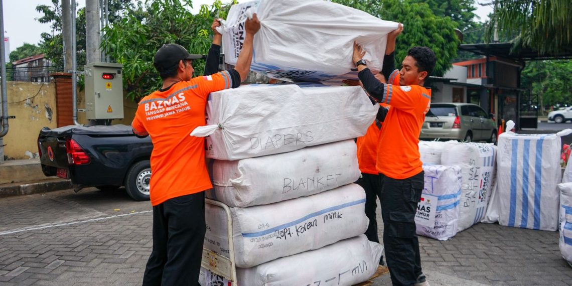 BAZNAS Jatim Salurkan Bantuan Kemanusiaan Palestina Tahap Pertama