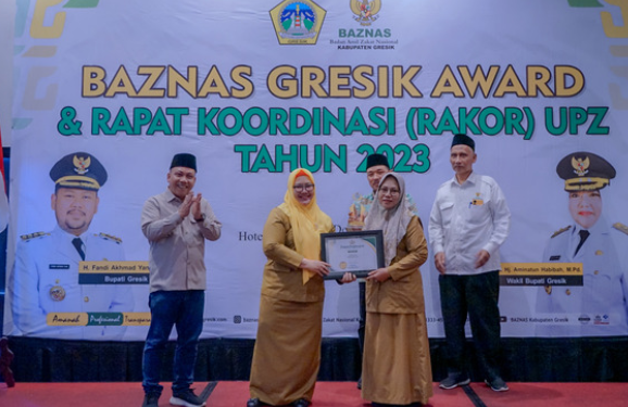 Baznas Gresik Optimis Capai Target ZIS 2023, & Perolehan Zakat Capai Rp 20,43 M,
