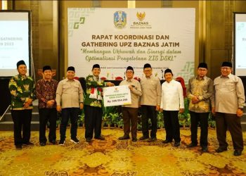 Baznas Malang Salurkan Donasi Kemanusiaan Palestina Melalui Baznas Jatim Sebesar Rp 208.554.250