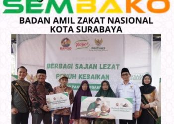 Baznas Surabaya Berkolaborasi Dengan Bango dan Royco (Unilever) Menyalurkan 10 Ribu Piket Sembako Kepada Kaum Duafa