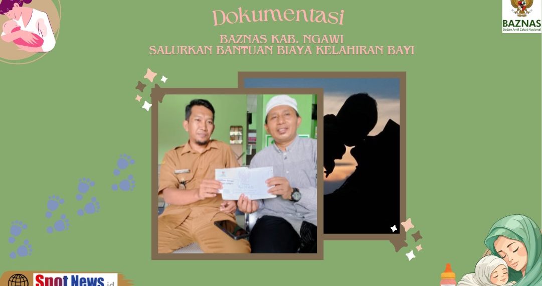 Baznas Kab.Ngawi Salurkan Bantuan Kesehatan Untuk Kelahiran Bayi.