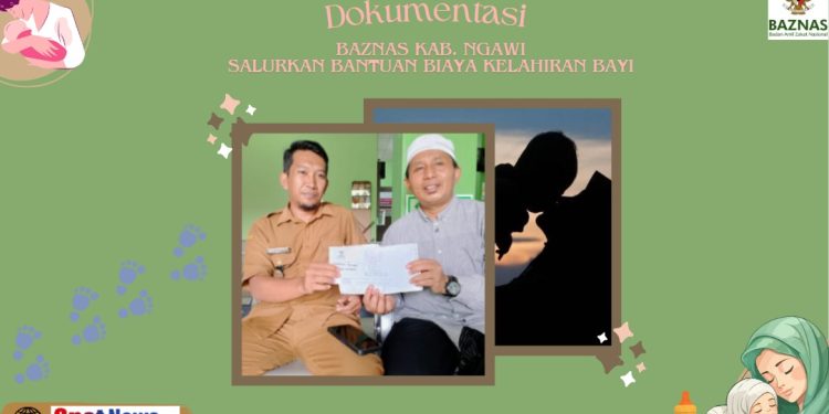 Baznas Kab.Ngawi Salurkan Bantuan Kesehatan Untuk Kelahiran Bayi.