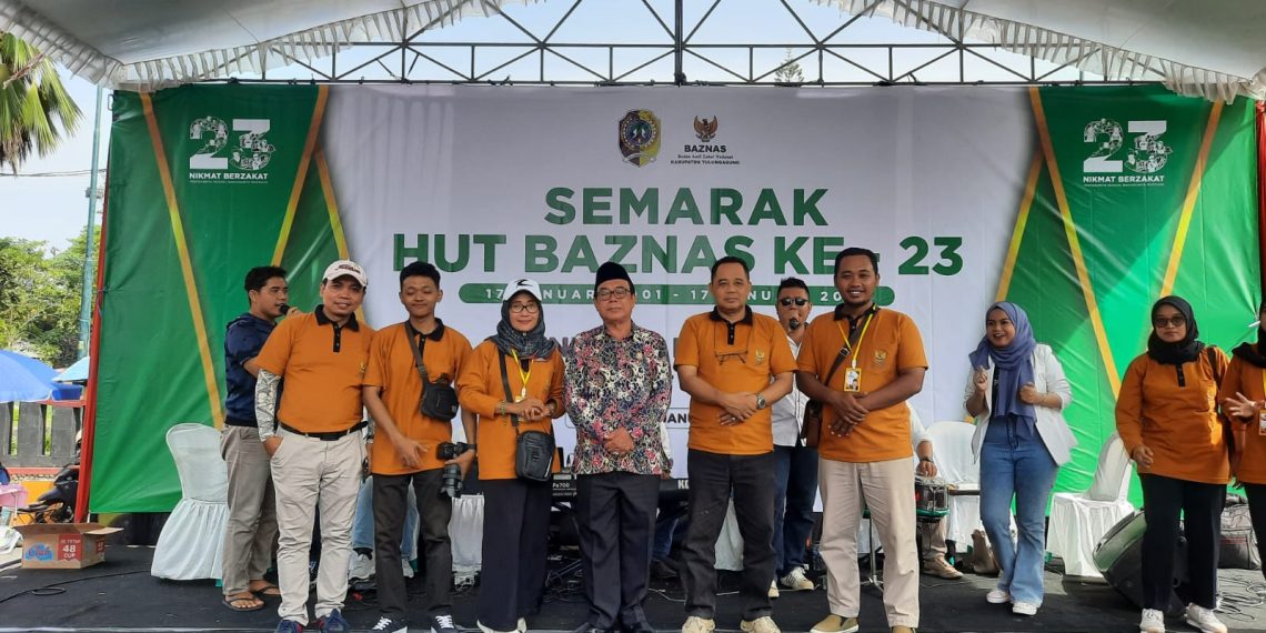 Baznas Kab. Tulungagung Menyelenggarakan Senam Massal & Bazar UMKM Dalam Rangka HUT Baznas Ke – 23