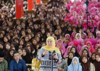 Gubernur Khofifah: Bukti Pesantren Jatim Sehat dan Berkualitas, 1.500 Pesantren di Jatim Telah Terjangkau Program “IKI PESAT”.