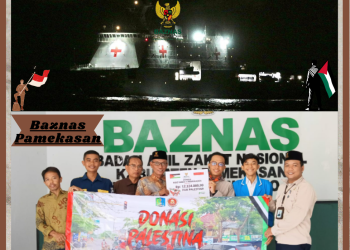 Baznas Pamekasan Kembali Menerima Titipan Dana Donasi Palestina: OSIS SMKN 1 PAMEKASAN Sebesar Rp.12 JT