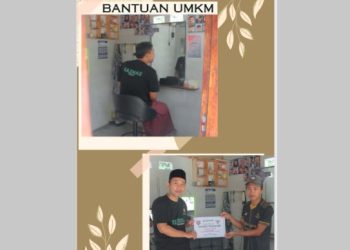 Baznas Ngawi Turut Berkontribusi Terhadap UMKM di Ngawi: Menyerahkan Bantuan UMKM Alat Barbershop.