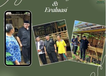 Tim Monitoring dan Evaluasi dari BAZNAS Provinsi Jawa Timur Ke Baznas Jombang.