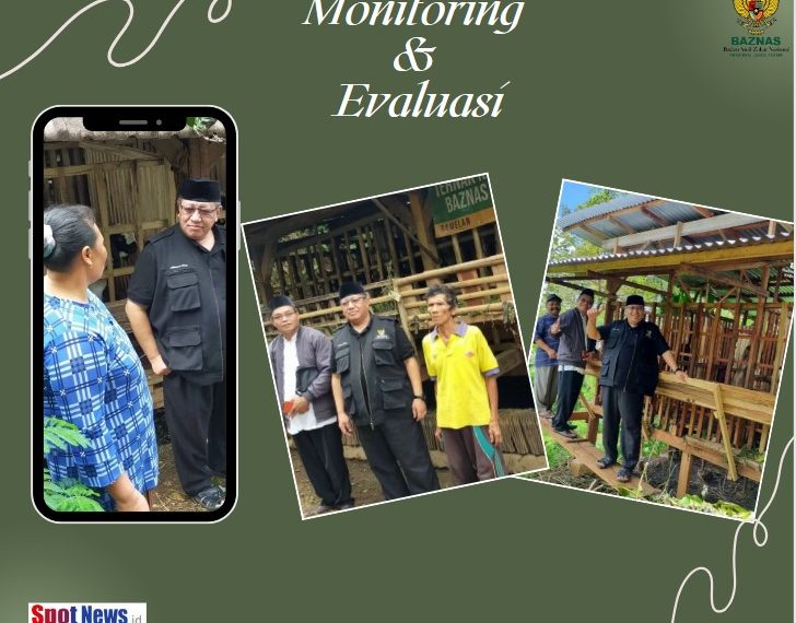 Tim Monitoring dan Evaluasi dari BAZNAS Provinsi Jawa Timur Ke Baznas Jombang.
