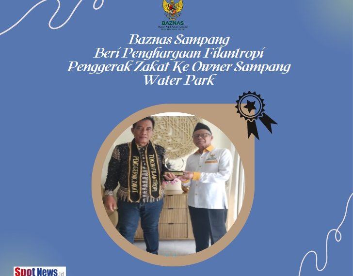 BAZNAS Sampang Memberi Apresiasi: Owner Sampang Water Park Mendapatkan Penghargaan Sebagai Tokoh Filantropi Penggerak Zakat