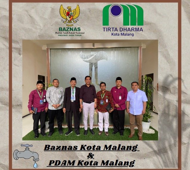 Baznas Kota Malang & PERUMDA Air Minum Tugu Tirta Bergerak Bersama Untuk Meningkatkan Kesejahteraan Masyarakat