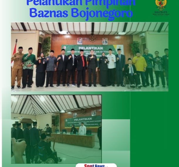 Pelantikan Pimpinan Badan Amil Zakat Nasional (BAZNAS) Kabupaten Bojonegoro