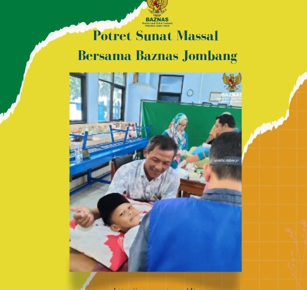 Potret Sunat Massal: Bersama Baznas Jombang & SMA Negeri Bandarkedungmulyo