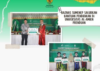 Baznas Sumenep Salurkan Bantuan Pendidikan di Universitas Al-Amien Prenduan