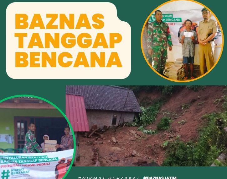Badan Amil Zakat Nasional (BAZNAS) Kab. Ngawi Bergerak Tanggap Bencana