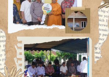 Prof. Dr. K.H. Ali Maschan Moesa, M.Si., Meresmikan Program Bedah Rumah
