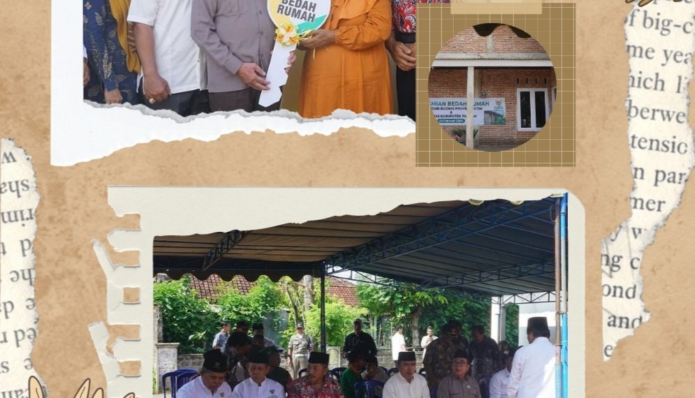 Prof. Dr. K.H. Ali Maschan Moesa, M.Si., Meresmikan Program Bedah Rumah