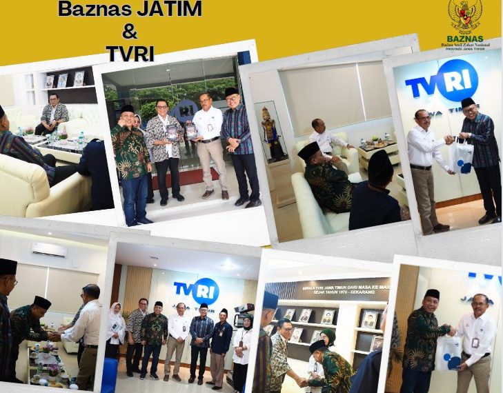 Pimpinan Baznas Jatim Audiensi Dengan Direksi TVRI: Perkuat Koordinasi Program Ramadhan 1445 H