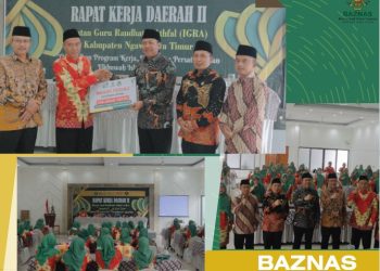 RAKERDA IGRA Kabupaten Ngawi & Baznas Ngawi Santuni 106 Anak Yatim.
