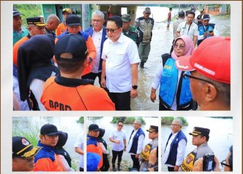 Pj Gubenur Jawa Timur Adhy Karyono Menghibau Bencana Hidrometeorologi Selama Bulan Ramadhan.