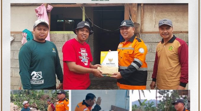BAZNAS Trenggalek merespon Rumah Mbah Sadinem: Yang Terkena Musibah Pohon Tumbang