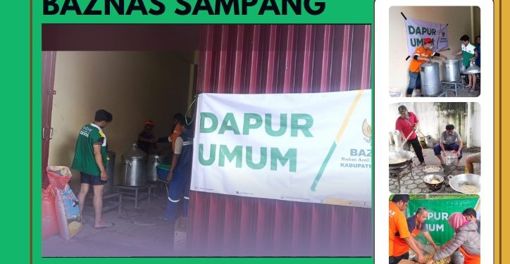 BAZNAS Sampang Dirikan Dapur Umum: Bantu Masyarakat Terdampak Banjir
