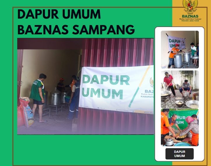 BAZNAS Sampang Dirikan Dapur Umum: Bantu Masyarakat Terdampak Banjir
