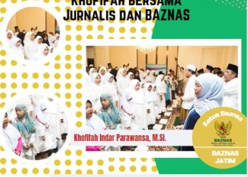 Khofifah Kolaborasi Bersama Jurnalis & Baznas: Santuni Anak Yatim