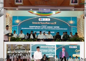 PJ. Sekdaprov Bobby Salurkan Santunan kepada 1.000 Anak Yatim Bersama BAZNAS