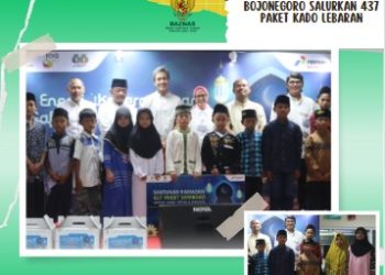 BAZNAS Kabupaten Bojonegoro Salurkan 437 Paket Kado Lebaran Dari Pertamina EP Cepu Zona 12