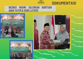 Guru Latker & Anak Yatim Mendapat Bantuan dari BAZNAS Ngawi