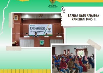 Semarak Ramadhan 1445 H: BAZNAS Kota Batu Kembali Melakukan Pentasyarufan dana Zakat, Infak, dan Sodaqoh (ZIS).