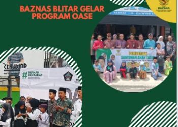 BAZNAS Blitar Gelar OASE (Orang Asuh Sehari) Untuk Berbelanja Kebutuhan Lebaran.