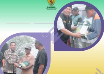 Baznas Ngawi & Wakil Bupati Ngawi santuni 150 orang tukang becak dan Asongan