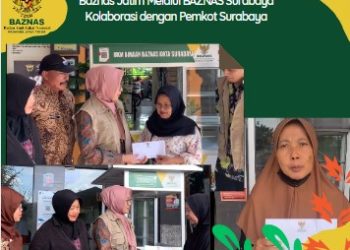 Baznas Jatim Melaui Baznas Surabaya Kolaborasi dengan Pemkot Surabaya.