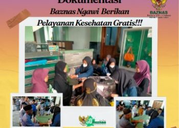 Baznas Ngawi Berikan Layanan Kesehatan Gratis Di Masjid Masjid Agung Baiturrahman Ngawi