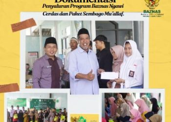 MCI (Mu’allaf Center Indonesia) Bersama Baznas Ngawi Salurkan Program Baznas Ngawi Cerdas dan Paket Sembago Mu’allaf.