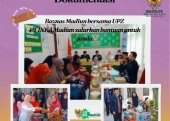 BAZNAS Kota Madiun Bersama UPZ PT INKA Madiun Salurkan Bantuan Untuk Janda